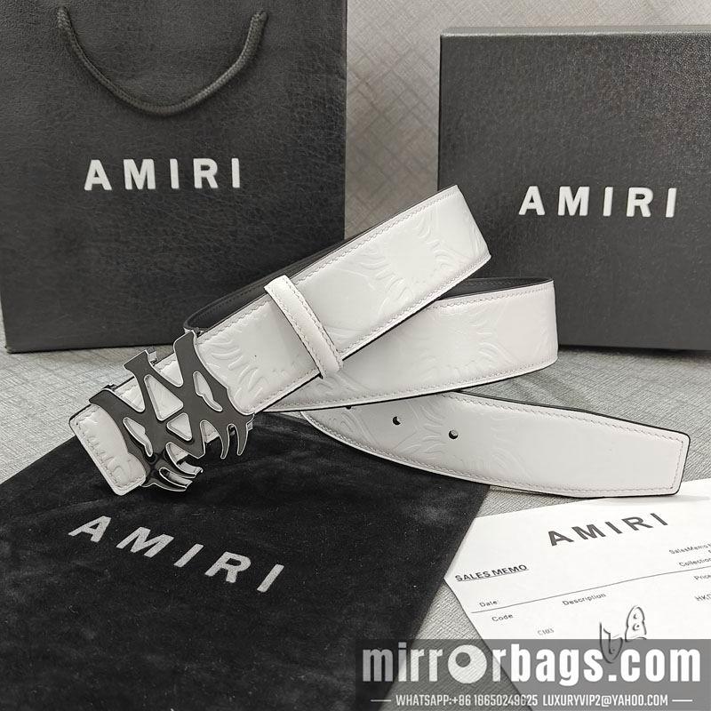 Replica Amiri belt 38mmX90-125cm lb04