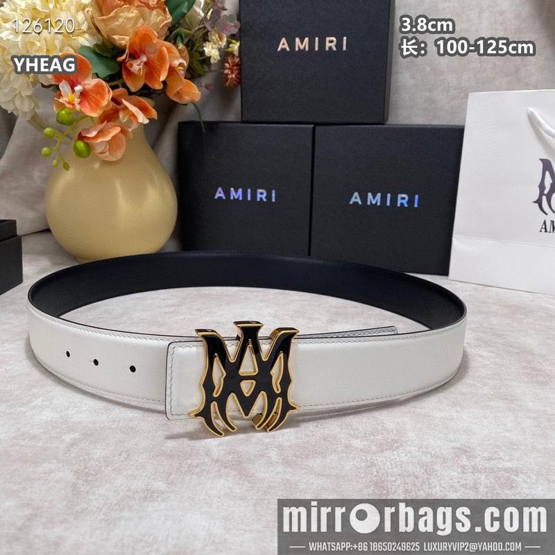 Replica Amiri belt 38mmX100-125cm 8L14