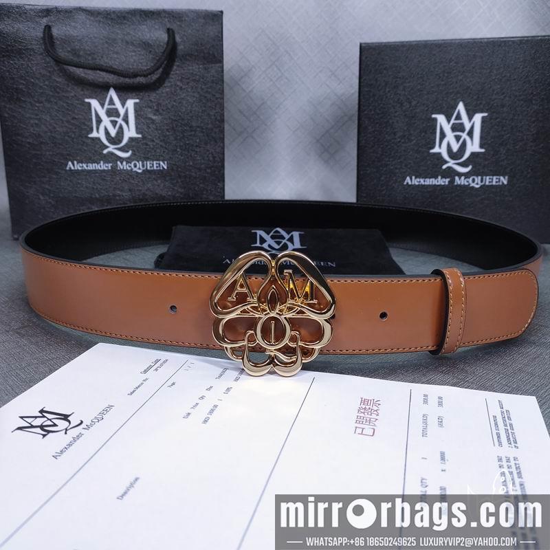 Replica McQueen belt 38mmX80-125cm lb071802