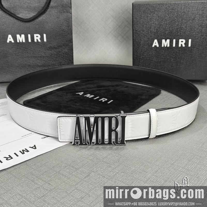 Replica Amiri belt 38mmX90-125cm lb02