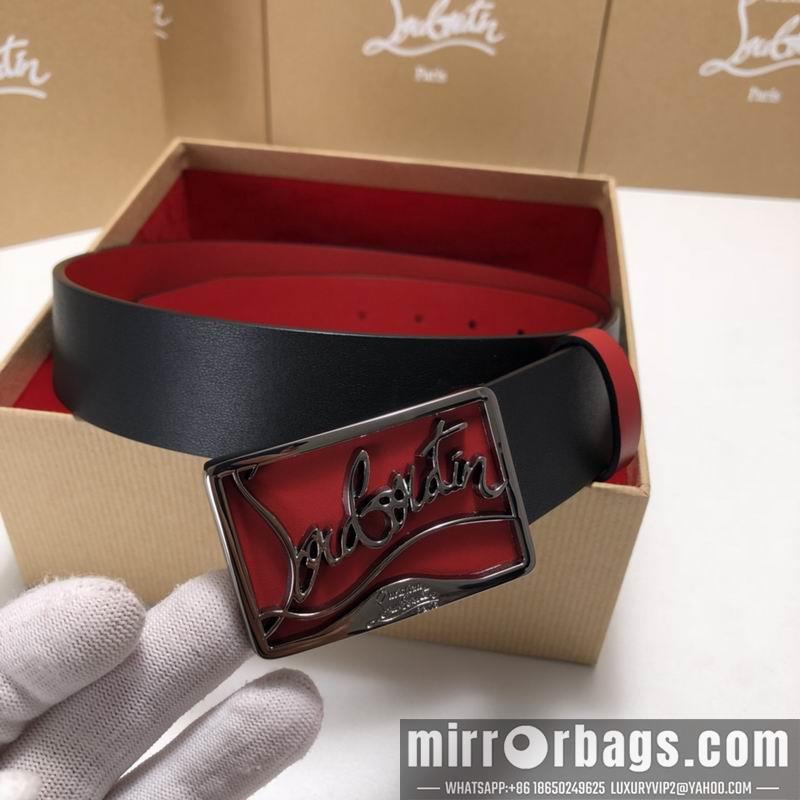 Replica Christian Louboutin belt 35mmX95-125cm 7D02