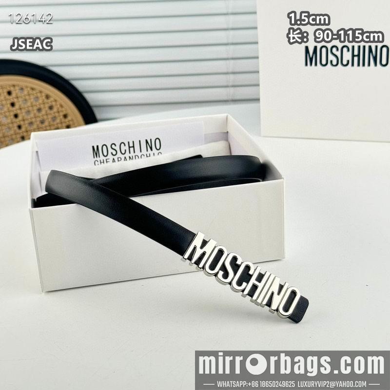Replica Moschino belt 15mmX90-115cm 8L01