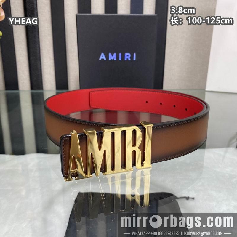 Replica Amiri belt 38mmX100-125cm 8L23