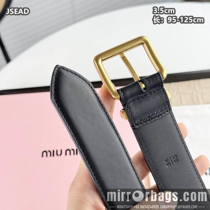 Replica Miumiu belt 35mmX95-125cm 8L09