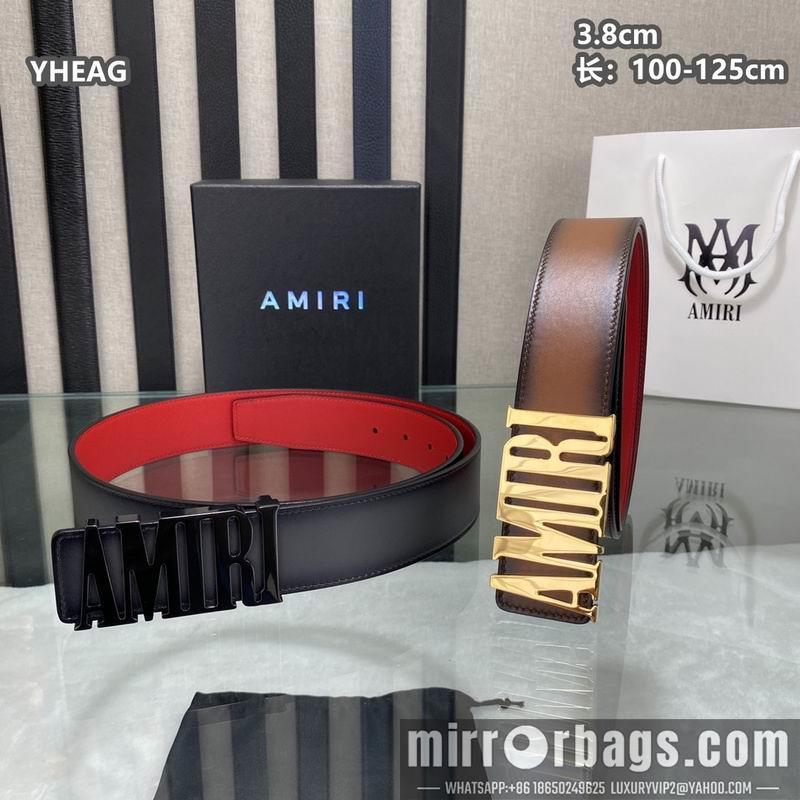 Replica Amiri belt 38mmX100-125cm 8L23