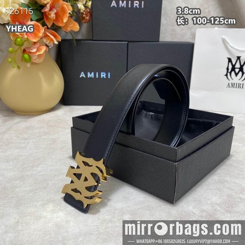 Replica Amiri belt 38mmX100-125cm 8L09