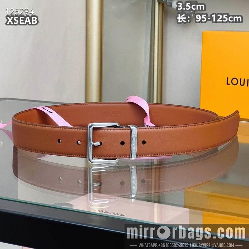 Replica Miumiu belt 35mmX95-125cm 8L05
