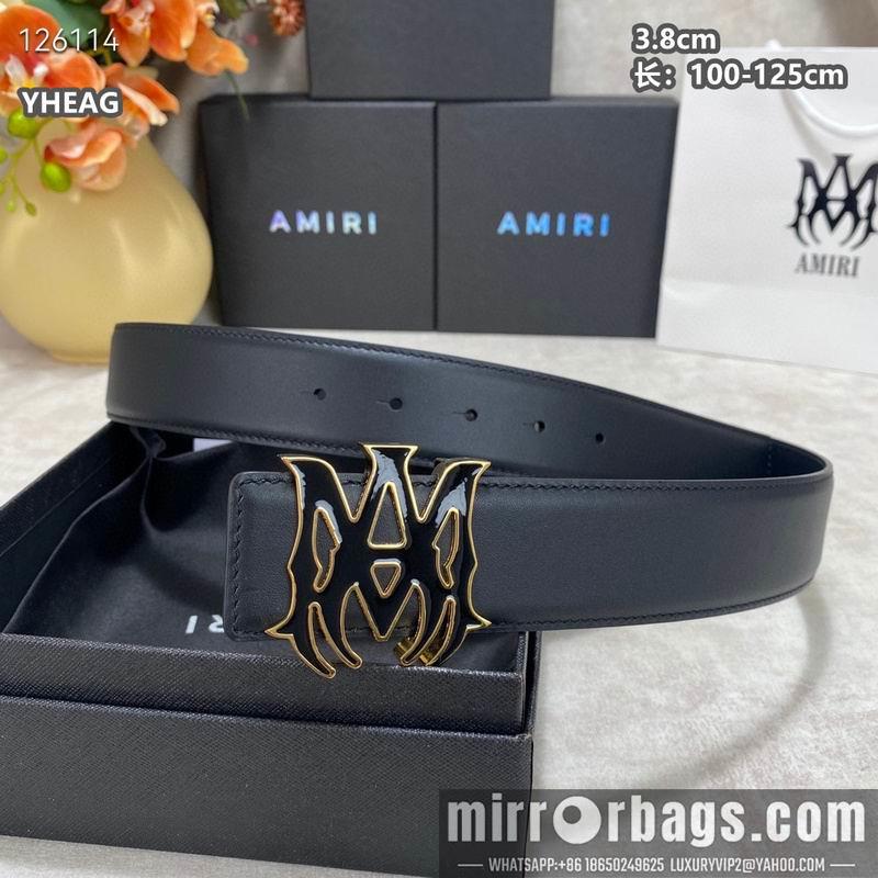 Replica Amiri belt 38mmX100-125cm 8L08