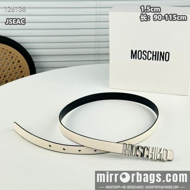 Replica Moschino belt 15mmX90-115cm 8L01