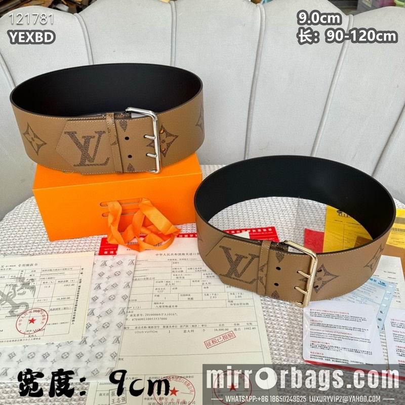Replica LV belt 90mmX90-120cm 8L01