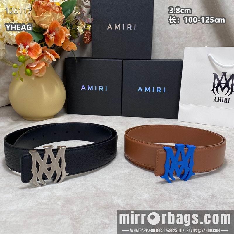 Replica Amiri belt 38mmX100-125cm 8L11