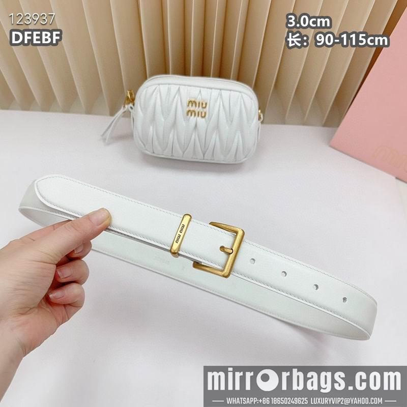 Replica Miumiu belt 30mmX90-115cm 8L03