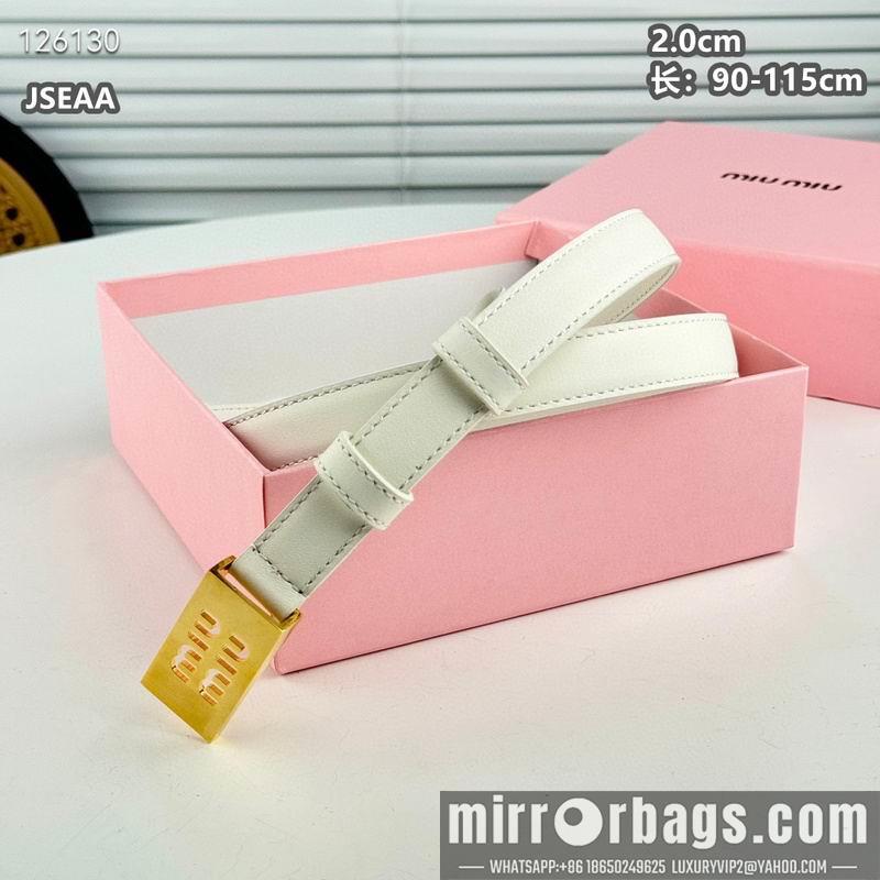 Replica Miumiu belt 20mmX90-115cm 8L07