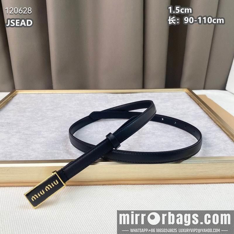 Replica Miumiu belt 15mmX90-110cm 8L072001