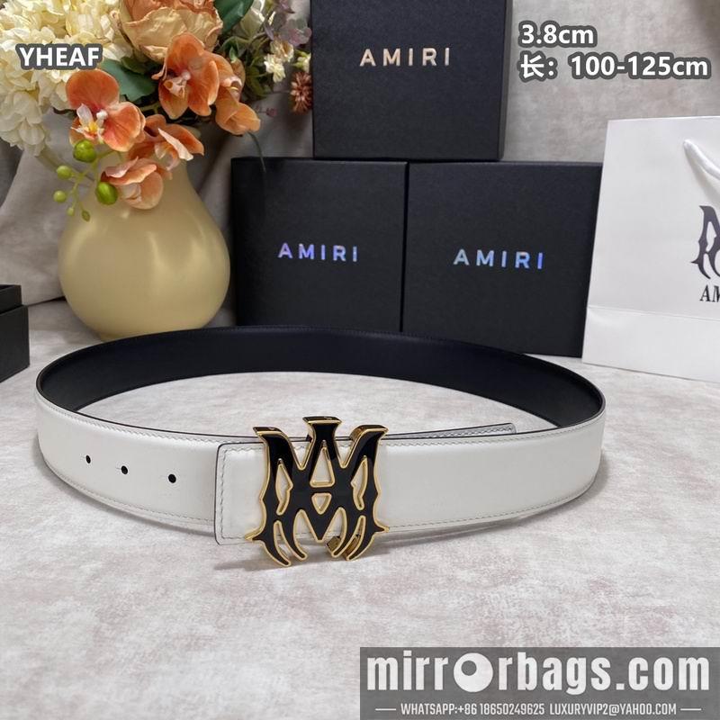Replica Amiri belt 38mmX100-125cm 8L38