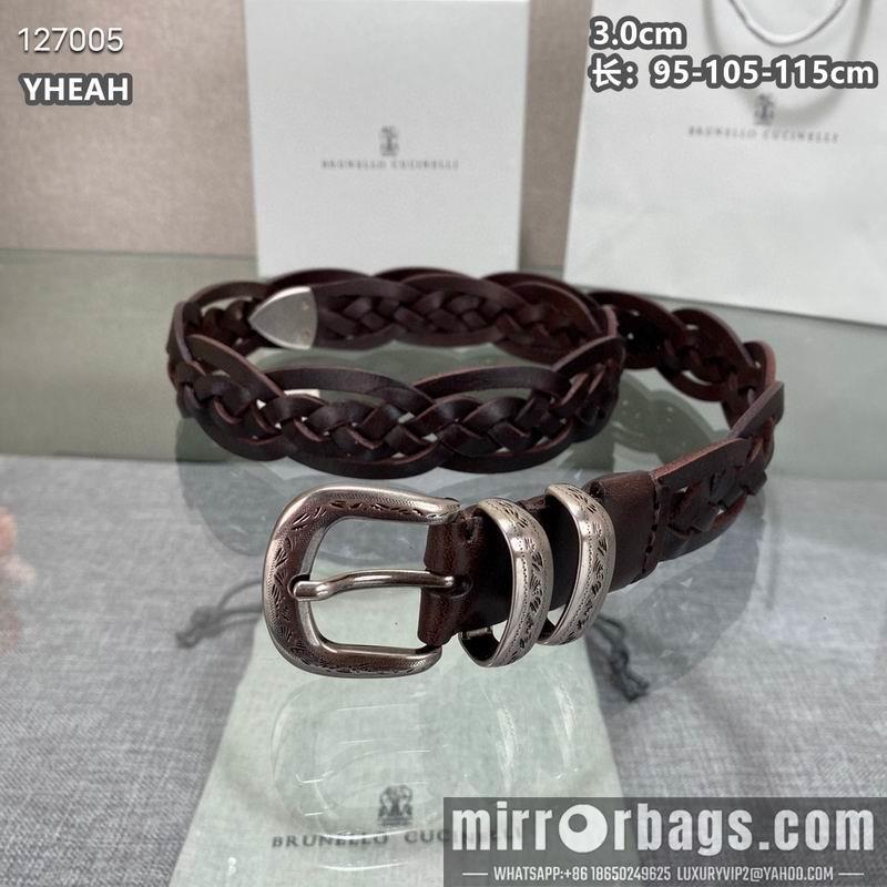 Replica Brunello Cucinelli belt 30mmX95-105-115cm 8L02
