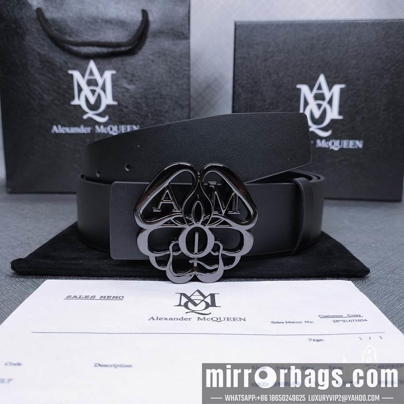 Replica McQueen belt 38mmX80-125cm lb071801