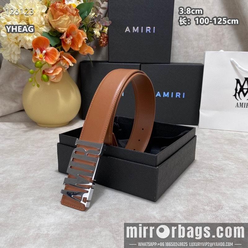 Replica Amiri belt 38mmX100-125cm 8L17