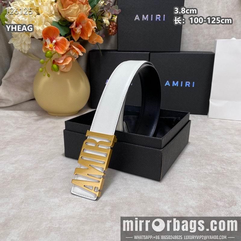 Replica Amiri belt 38mmX100-125cm 8L19