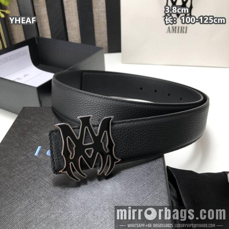 Replica Amiri belt 38mmX100-125cm 8L35
