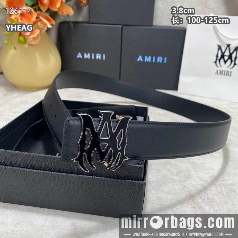 Replica Amiri belt 38mmX100-125cm 8L08
