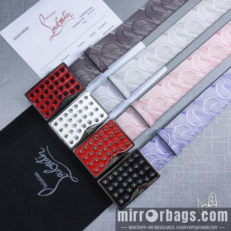 Replica Louboutin belt 38mm 80-125cm  lb061201