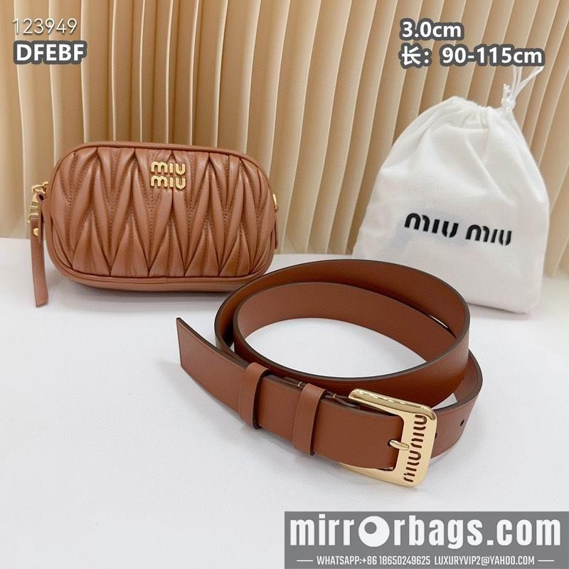 Replica Miumiu belt 30mmX90-115cm 8L01