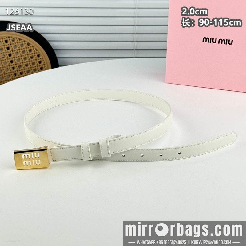 Replica Miumiu belt 20mmX90-115cm 8L07