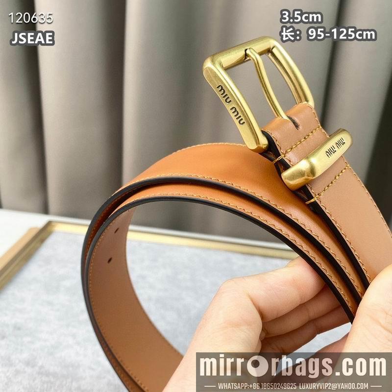 Replica Miumiu belt 35mmX95-125cm 8L072002