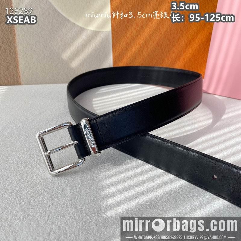 Replica Miumiu belt 35mmX95-125cm 8L05