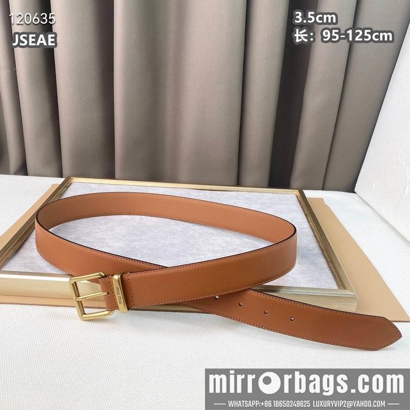 Replica Miumiu belt 35mmX95-125cm 8L072002