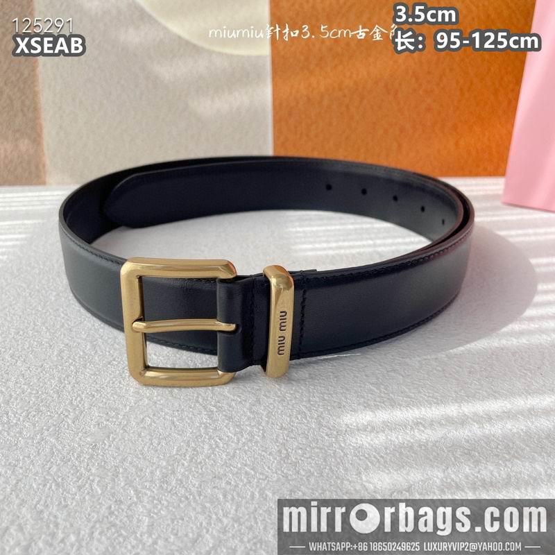 Replica Miumiu belt 35mmX95-125cm 8L05