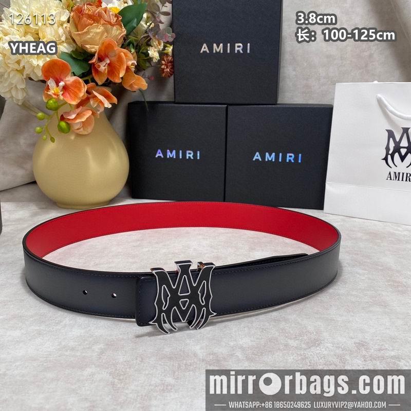 Replica Amiri belt 38mmX100-125cm 8L07