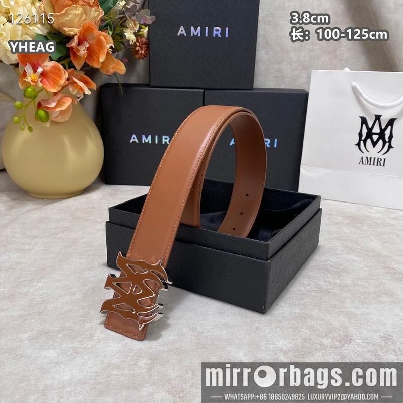 Replica Amiri belt 38mmX100-125cm 8L09