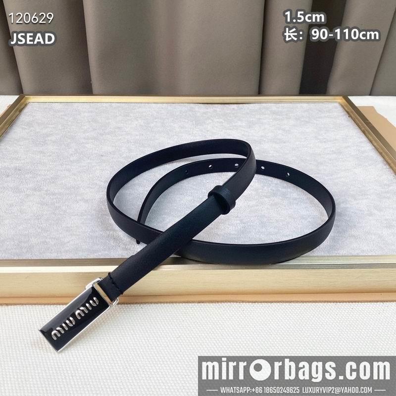 Replica Miumiu belt 15mmX90-110cm 8L072001