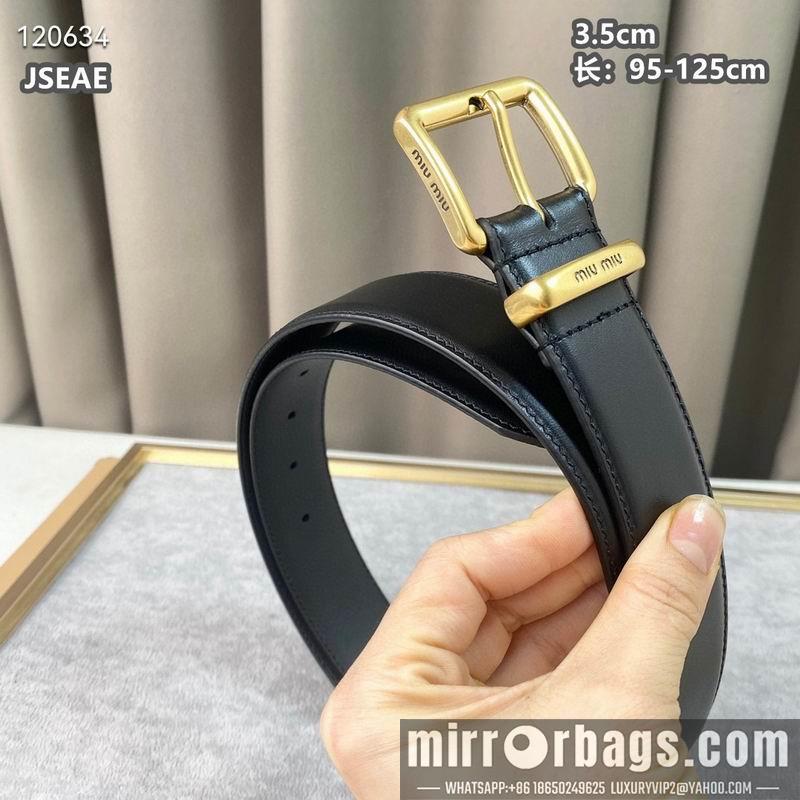 Replica Miumiu belt 35mmX95-125cm 8L072002