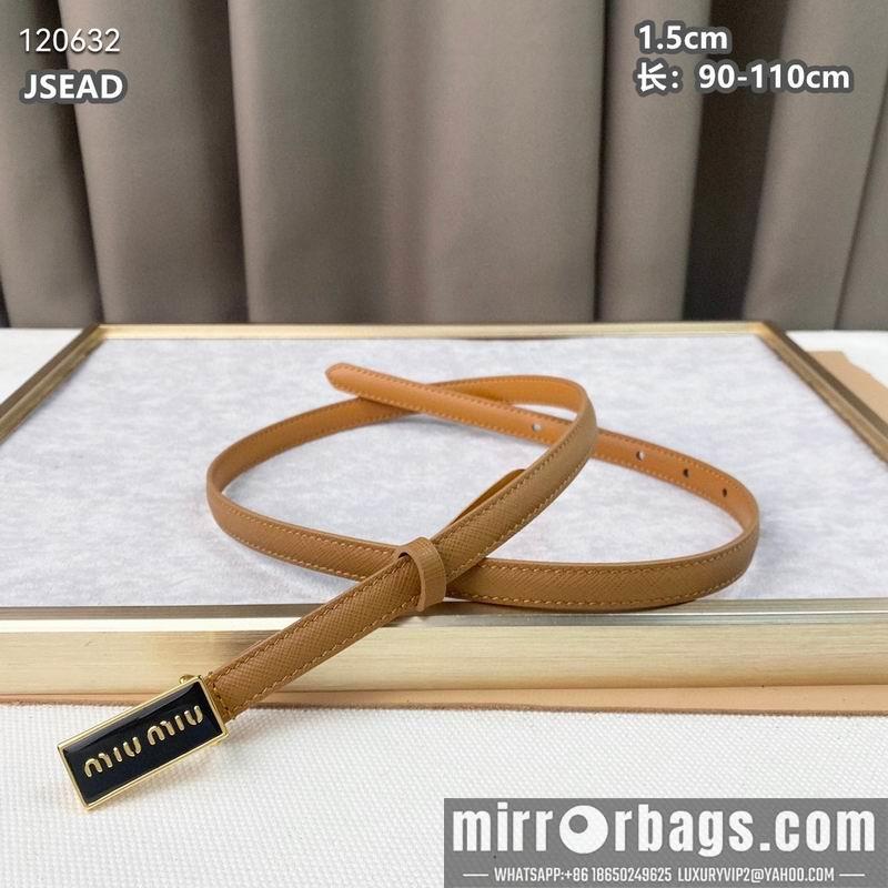 Replica Miumiu belt 15mmX90-110cm 8L072001