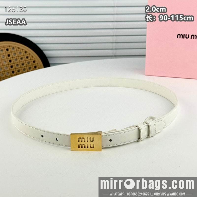 Replica Miumiu belt 20mmX90-115cm 8L07