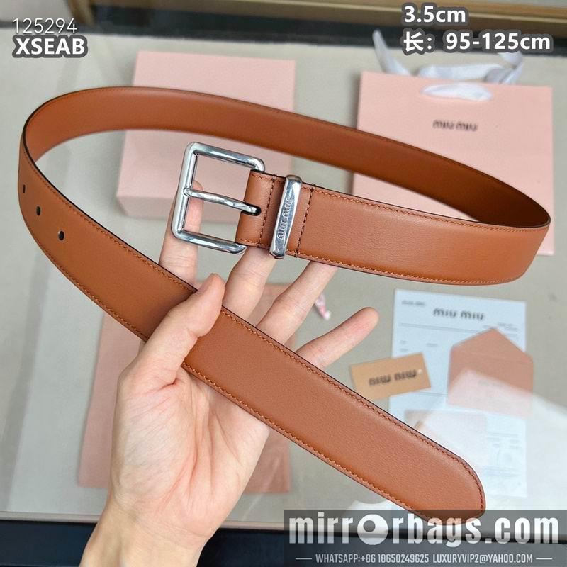 Replica Miumiu belt 35mmX95-125cm 8L05