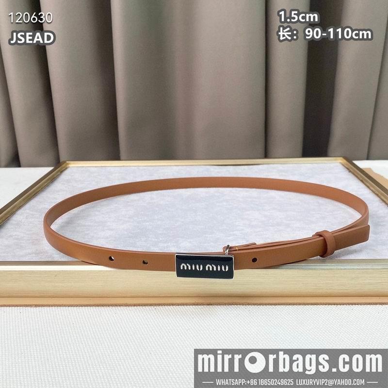 Replica Miumiu belt 15mmX90-110cm 8L072001