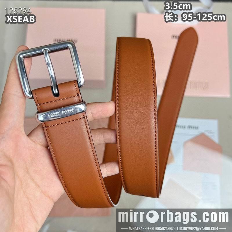 Replica Miumiu belt 35mmX95-125cm 8L05