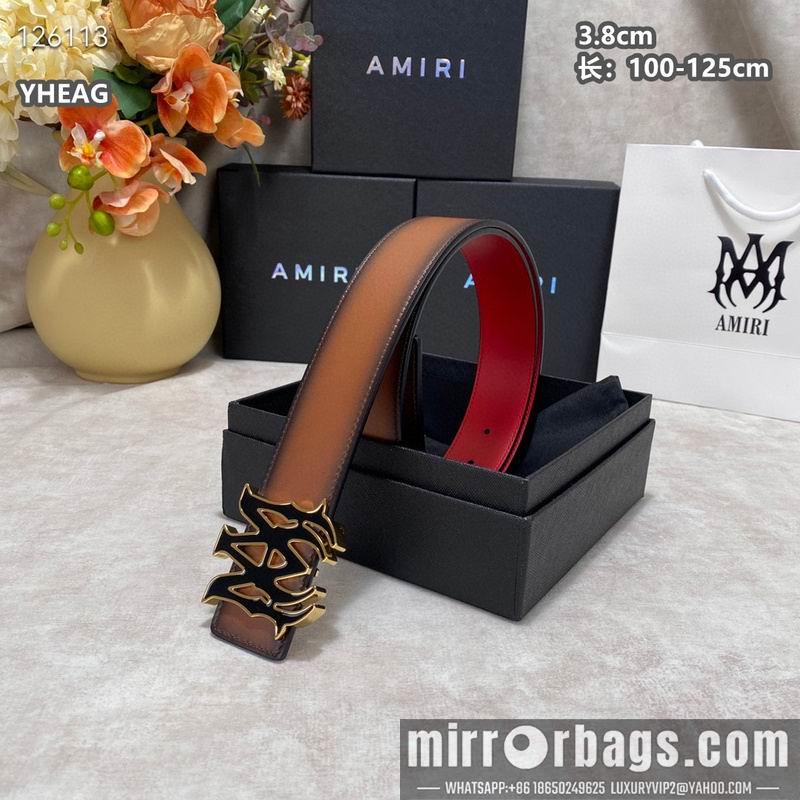 Replica Amiri belt 38mmX100-125cm 8L07