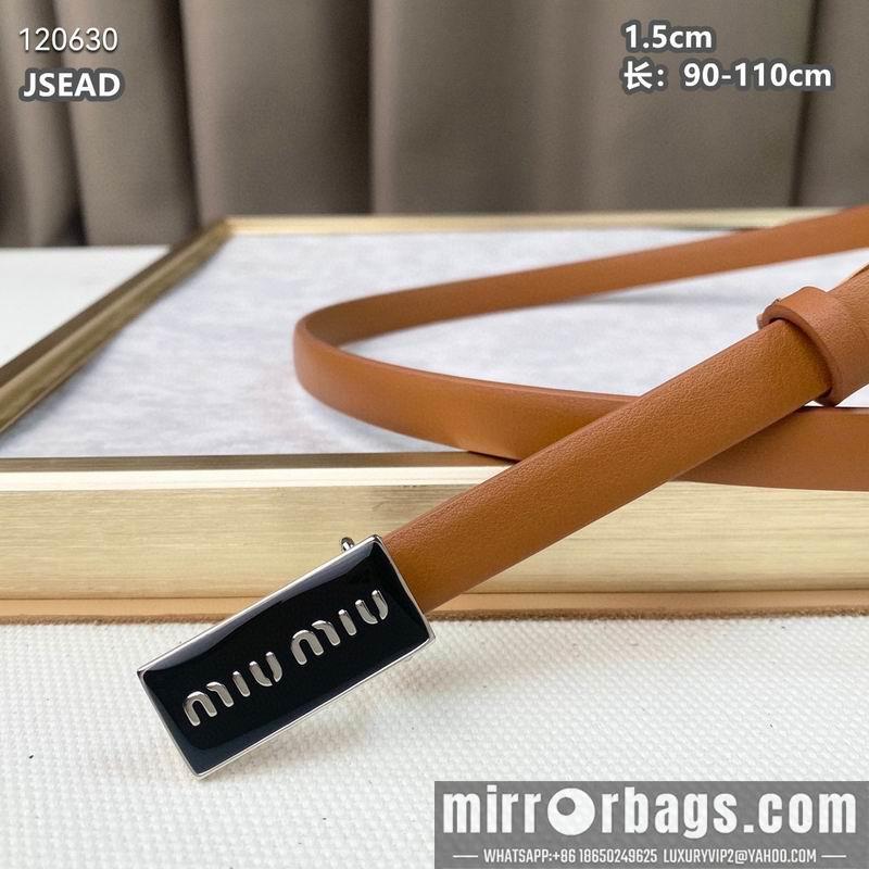 Replica Miumiu belt 15mmX90-110cm 8L072001