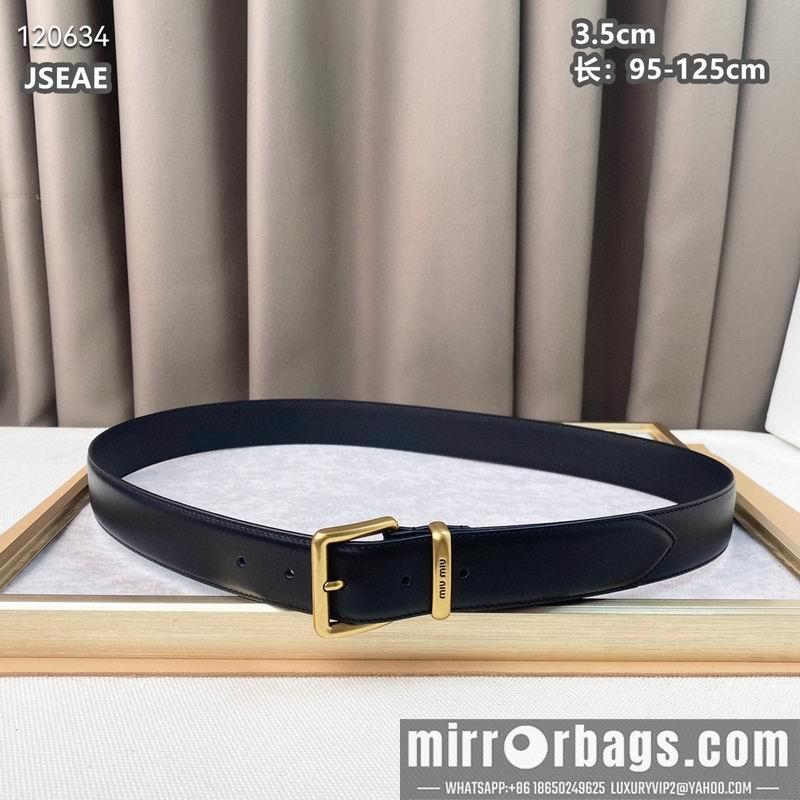 Replica Miumiu belt 35mmX95-125cm 8L072002