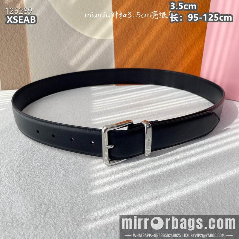 Replica Miumiu belt 35mmX95-125cm 8L05