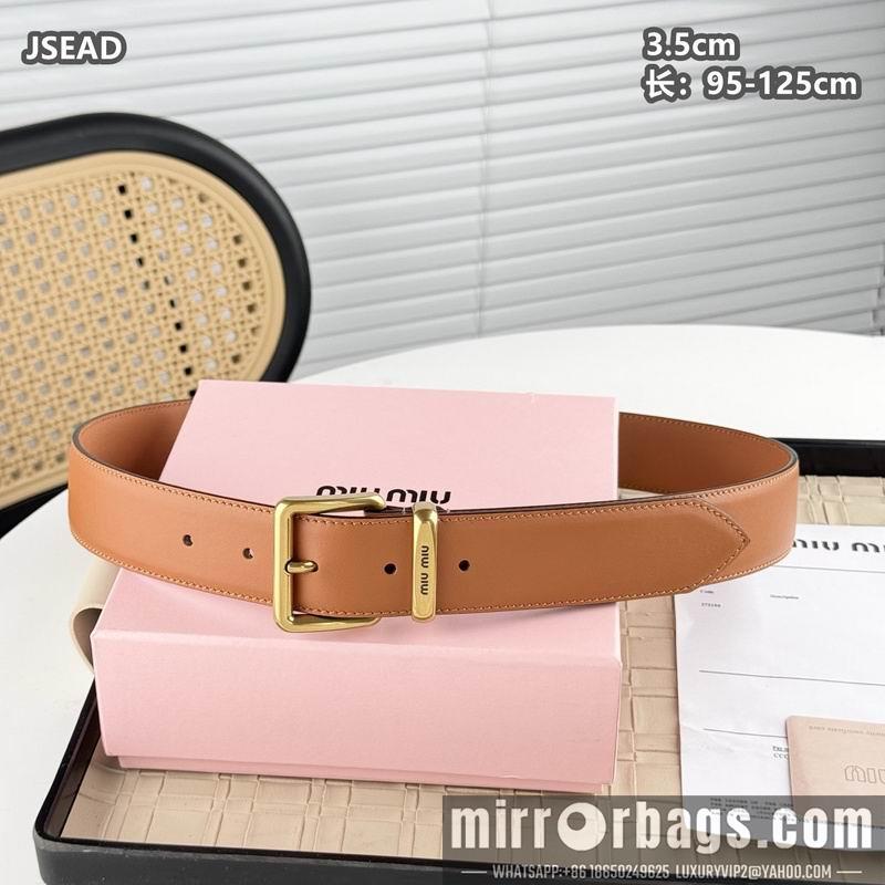 Replica Miumiu belt 35mmX95-125cm 8L09