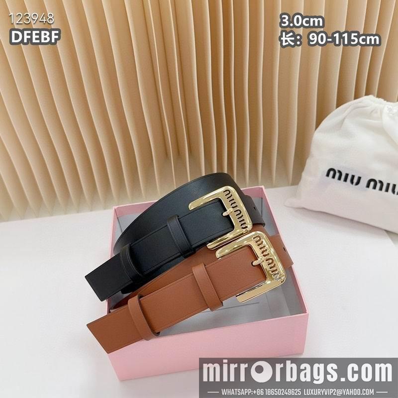Replica Miumiu belt 30mmX90-115cm 8L01