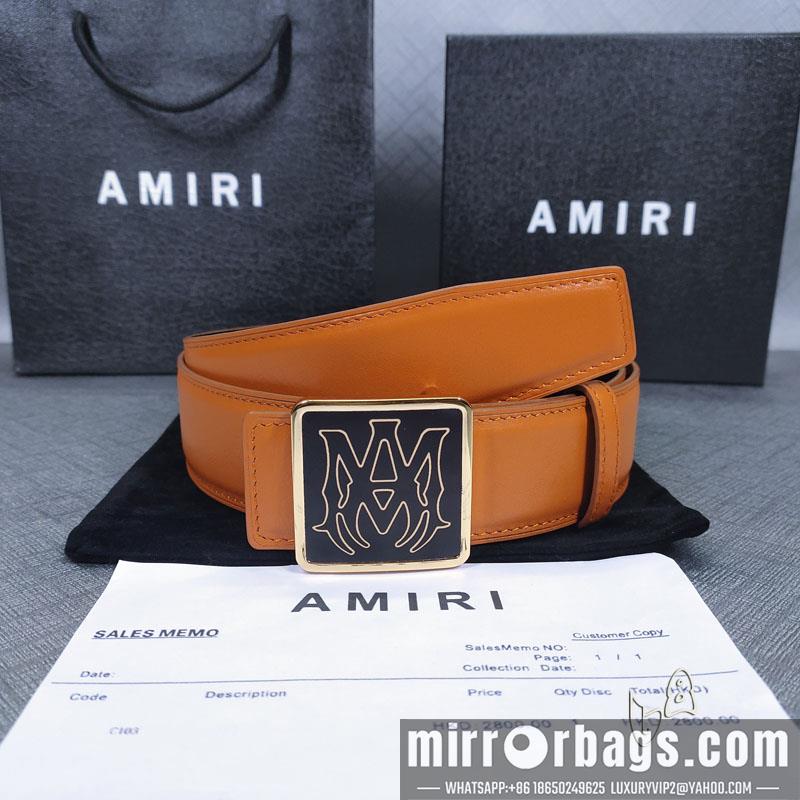 Replica Amiri belt 38mmX80-125cm lb061201