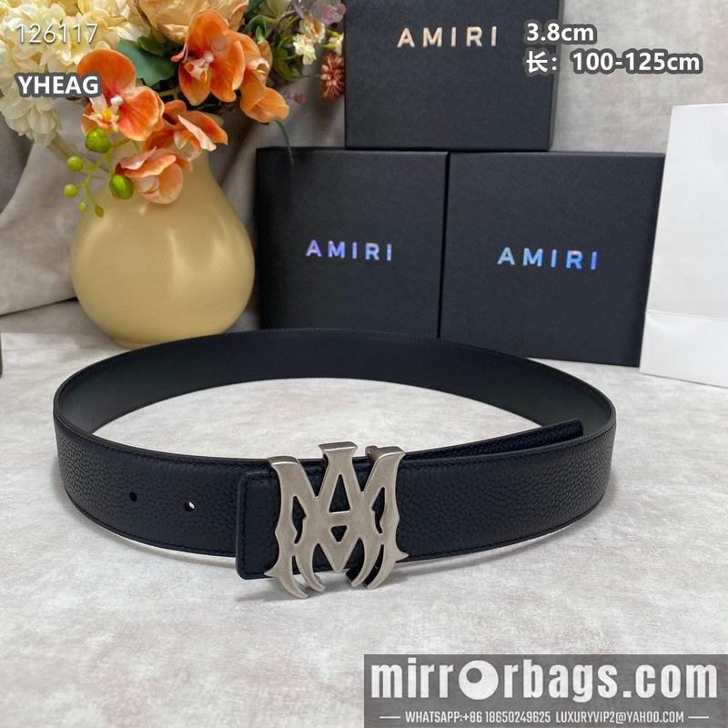 Replica Amiri belt 38mmX100-125cm 8L11