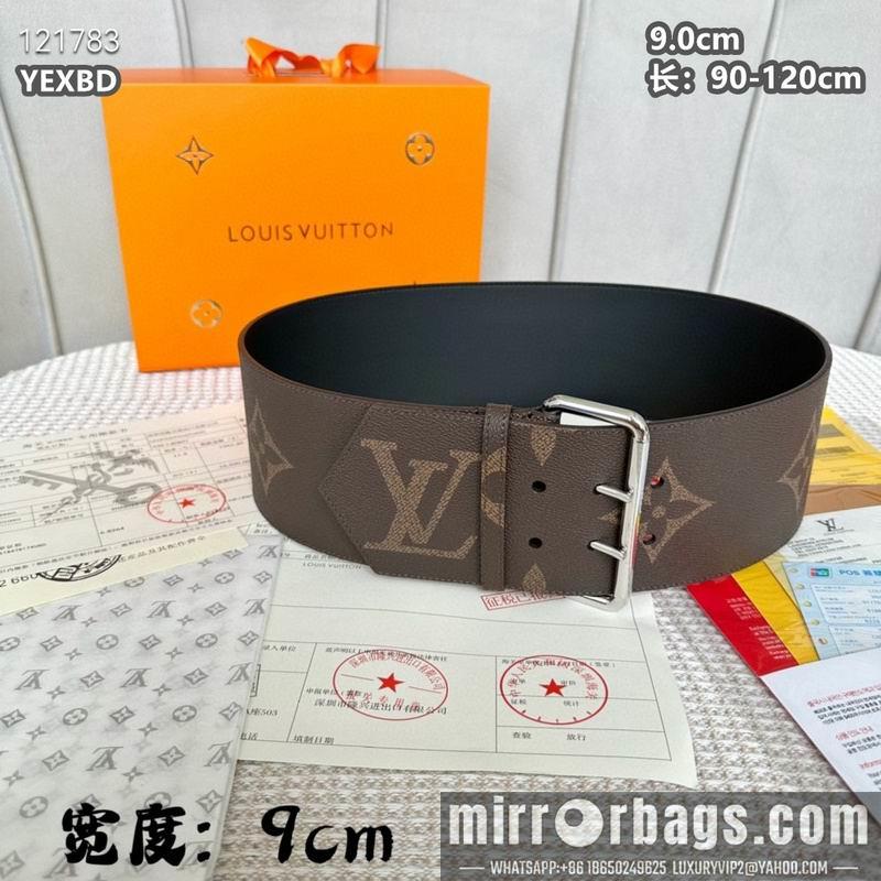 Replica LV belt 90mmX90-120cm 8L01